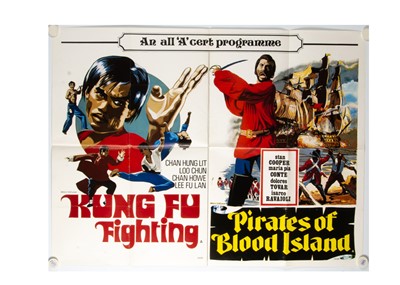 Lot 528 - UK Quad Film Posters / Double Bills
