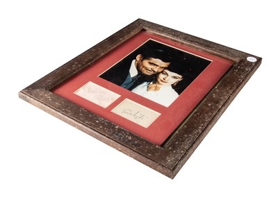 Lot 540 - Clarke Gable / Vivien Leigh / Signatures