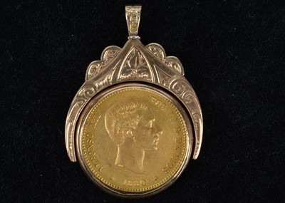 Lot 32 - A Spain 25 Pesetas Gold coin