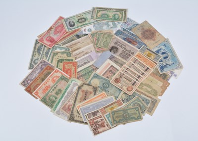 Lot 142 - A collection of world banknotes