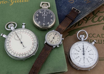 Lot 10 - Four 20th century stopwatches