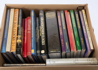 Lot 20 - A collection of clock and related books and publications