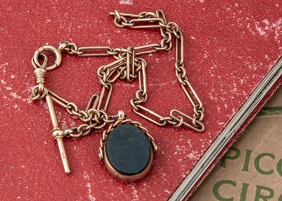 Lot 56 - A Victorian 9ct gold pocket watch chain