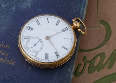 Lot 73 - An early Victorian 18ct gold open face pocket watch