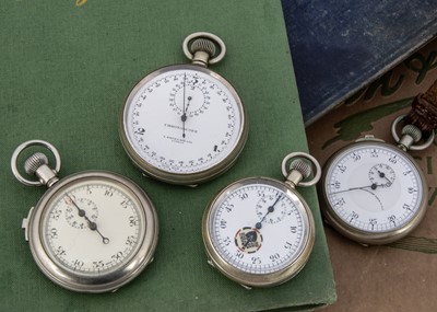Lot 78 - Three British military issue stopwatches
