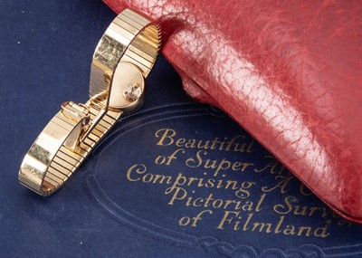 Lot 98 - A c1960s Omega 18ct gold manual wind lady's cocktail dress wristwatch