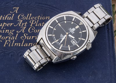 Lot 145 - A circa 1970's Tissot Visodate automatic CSTAR T.12 stainless steel wristwatch