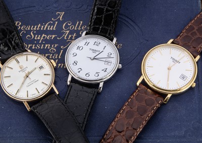 Lot 161 - Three Tissot wristwatches
