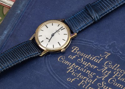 Lot 175 - A c1960s Zenith manual wind gold plated and stainless steel wristwatch