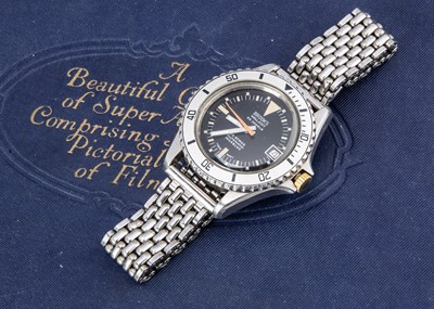 Lot 180 - An interesting Brooks Wallasey 20 Atmos Automatic diver's stainless steel wristwatch