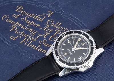 Lot 181 - A c1970s Sicura automatic diver's stainless steel wristwatch