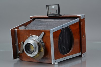 Lot 33 - A Shew Co Aluminium Xit Half Plate Camera