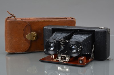 Lot 45 - A Blair Camera Co. Rochester NY Stereoscopic Camera