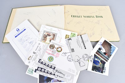 Lot 104 - Cricket Autographs / Score Book / Individual