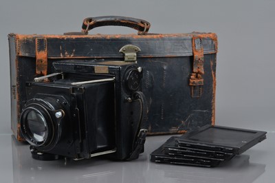 Lot 88 - A Soho 4¾ x 3¾'' Press Camera
