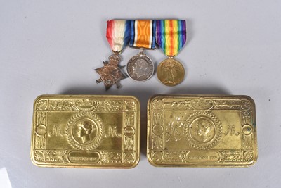 Lot 749 - A WWI Rifle Brigade Trio
