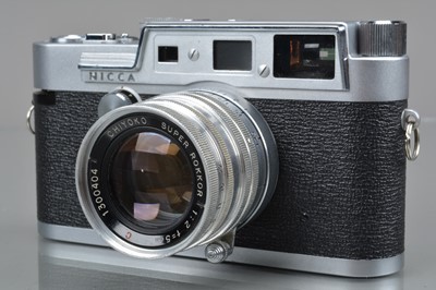Lot 118 - A Yashica YF Nicca Rangefinder Camera