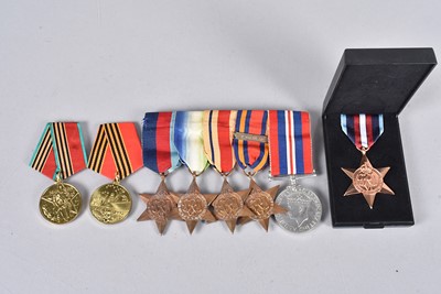 Lot 751 - A WWII Naval medal Group