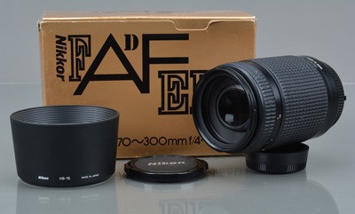 Lot 182 - A Nikon AF ED Nikkor 70-300mm f/4-5.6D Lens