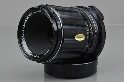 Lot 297 - An Ashai Super Multi Coated Macro Takumar 135mm f/4 Lens