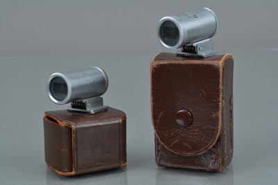 Lot 386 - Two Canon 85mm Finders