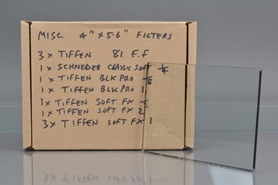 Lot 405 - Eleven 4 x 5.6 Inch Glass Filters