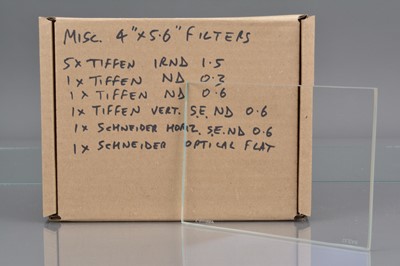 Lot 406 - Ten 4 x 5.6 Inch Glass Filters