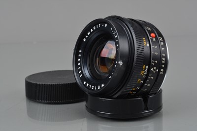 Lot 450 - A Leitz Wetzlar 28mm f/2.8 Elmarit-R Lens