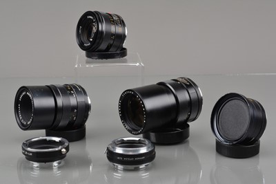 Lot 453 - Three Leitz R  Lenses