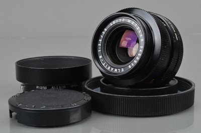 Lot 455 - A Leitz Wetzlar 35mm f/2.8 Elmarit-R Lens