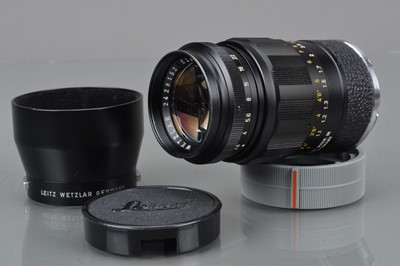 Lot 498 - A Leitz Wetzlar 90mm f/2.8 Elmarit Lens