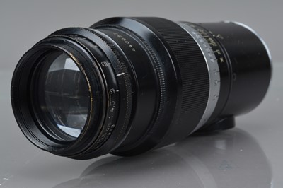 Lot 570 - A Leitz Wetzlar 13.5cm f/4.5 Hektor Lens