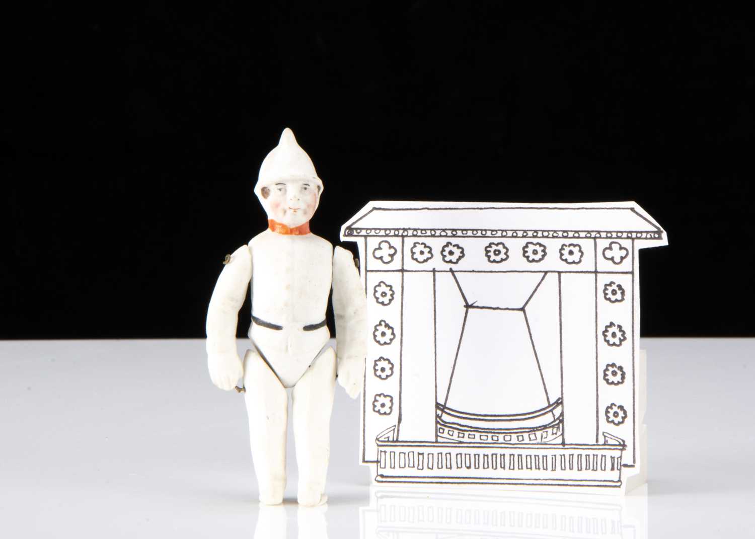 Lot 31 - An19th century German all-bisque fireman
