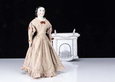 Lot 176 - A Kister china shoulder-head doll