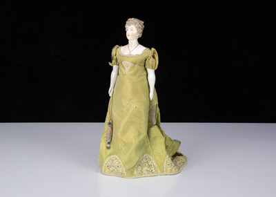 Lot 375 - A rare Dressel & Kister shoulder-head doll