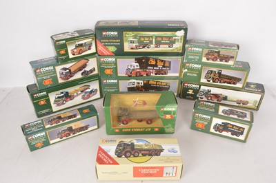 Lot 105 - Corgi Classics Eddie Stobart Vintage Haulage and Delivery Vehicles (13)