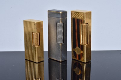 Lot 281 - A 1970s silver plated Dunhill pocket lighter