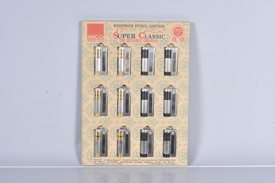Lot 303 - A shop display for IMCO Super Classic Windproof Petrol Lighters