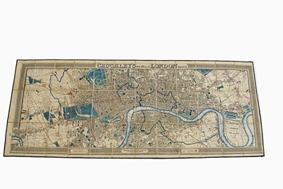Lot 409 - Cruchley's New Plan of London Improved