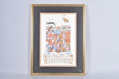 Lot 52 - A heraldic watercolour of the Cave-Browne-Cave family