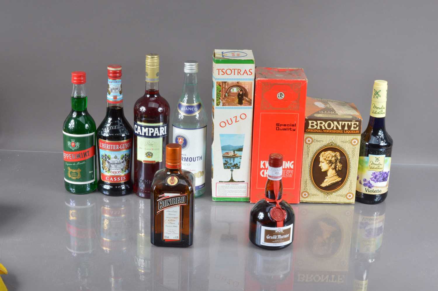 Lot 70 - Ten bottles of various spirits and liqueurs
