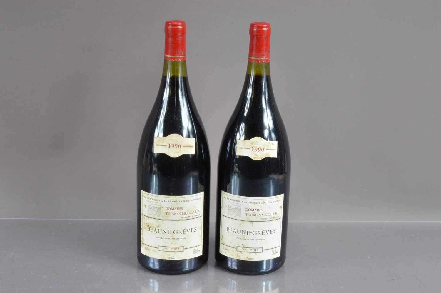 Lot 80 - Two magnums of Beaune-Greves 1er Cru 1990