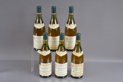 Lot 95 - Six bottles of Meursault Genevrieres 1er Cru 1986