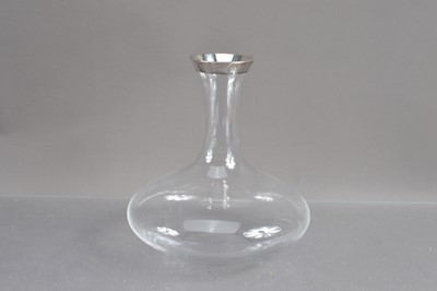 Lot 223 - A metal mounted decenter or claret jug by David Linley