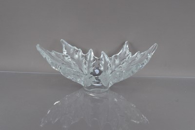 Lot 252 - A Laliaque glass Champs Elysee bowl designed by Marc Lalique