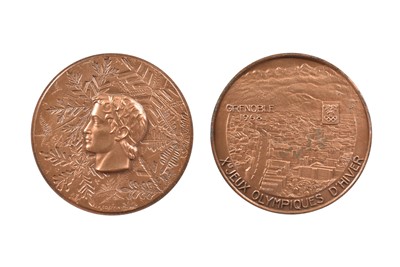 Lot 66 - 1968 Grenoble Winter Olympic Participation medal
