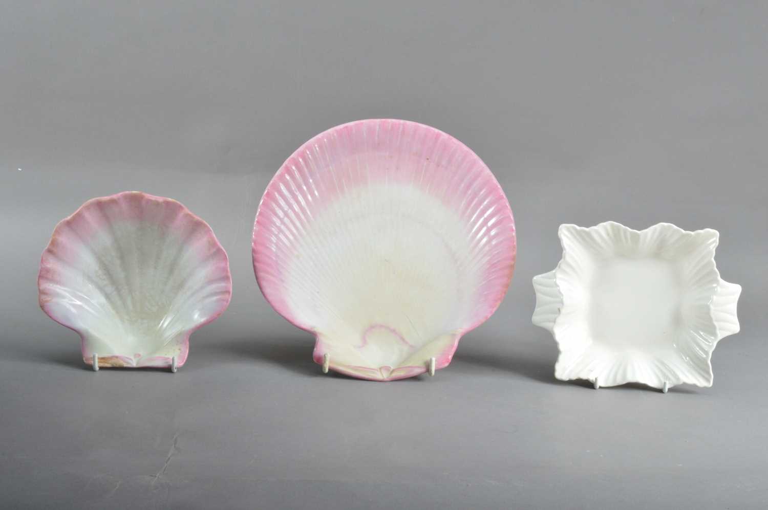 Lot 64 - Two Wedgwood Nautilus pearlware plates