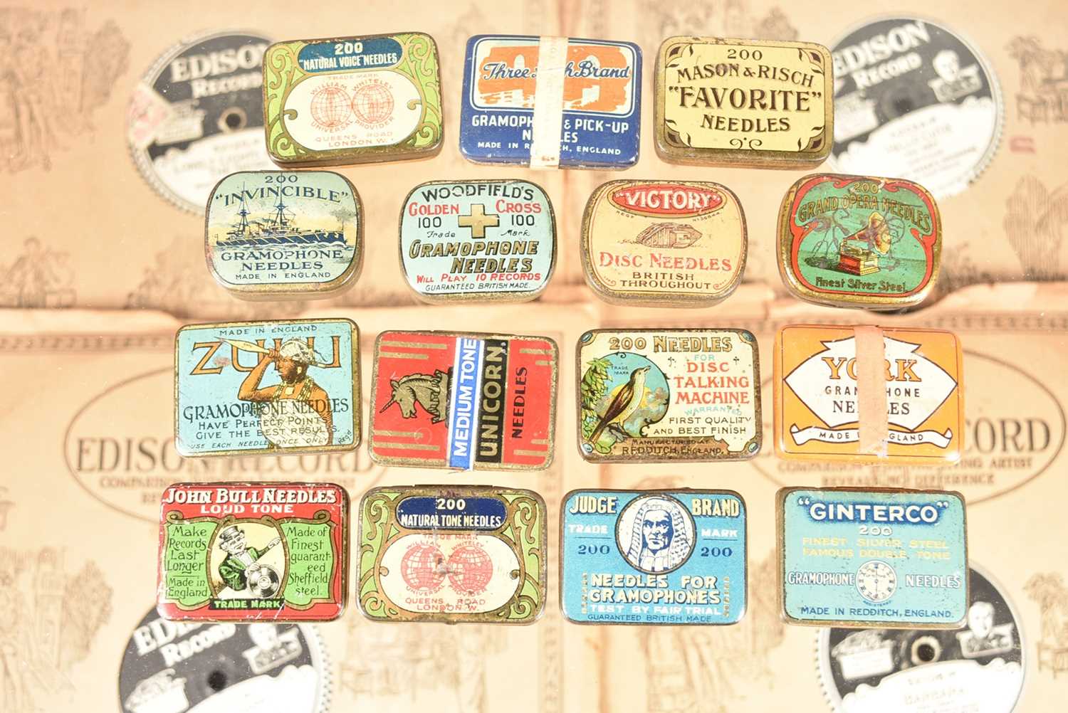 Lot 90 - Gramophone Needle Tins