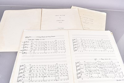 Lot 4 - A collection of Carey Blyton (1932-2002) sheet music