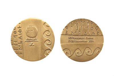 Lot 72 - 2004 Athens Paralympic Participation medal